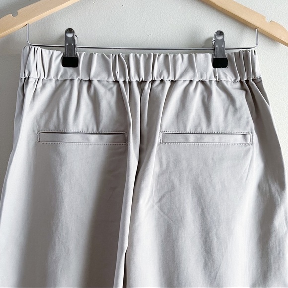 NWT French Connection • Macchiato Coltrane Wide Leg Cropped Cotton Trousers Sz 0 - Picture 11 of 14